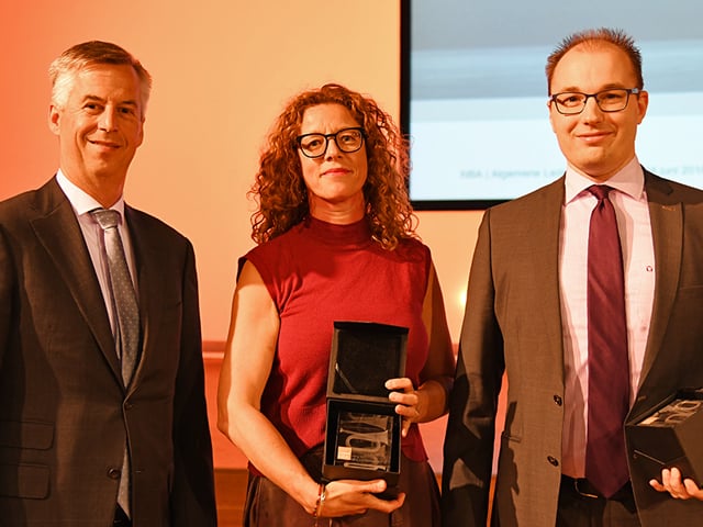 Pieter Jongstra met Margreeth Kloppenburg en Arthur van Bemmel met Loftrompetten