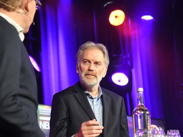 Kees de Kort in gesprek met Rens de Jong tijdens de Accountantsdag 2019