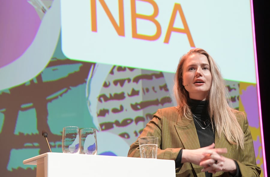 Charlie Groen spreekt tijdens het impactdebat op 9 december 2024